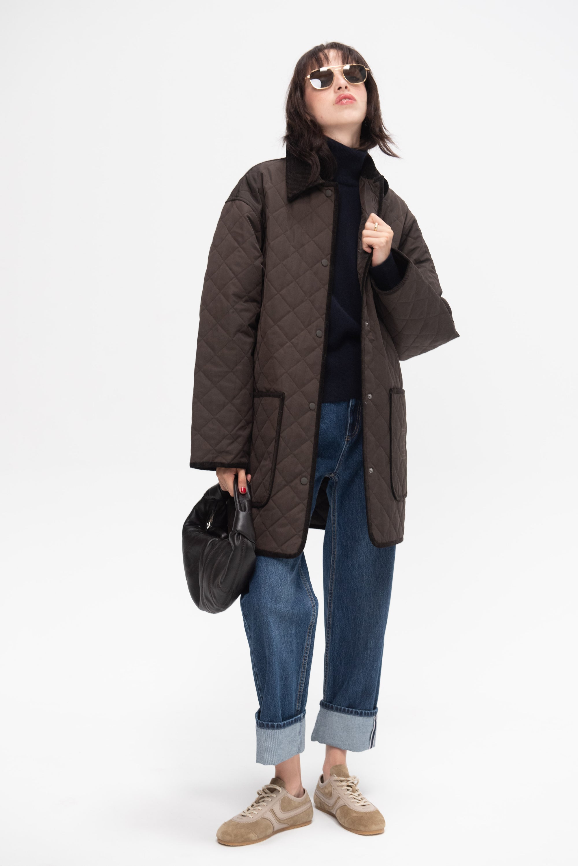 TOTEME - Quilted Barn Jacket, Espresso
