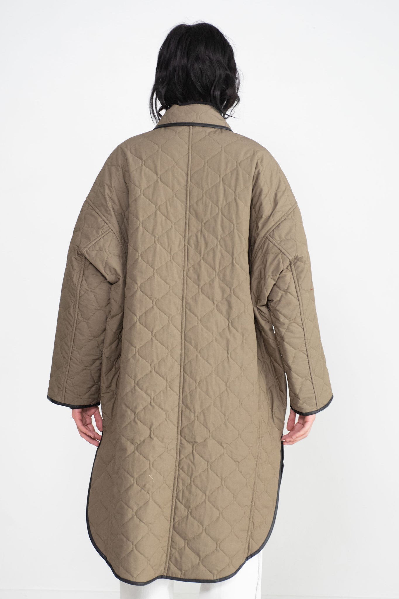 Totême - Quilted Cocoon Coat, Marsh
