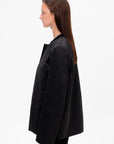 Satin Dinner Jacket, Black