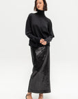 Sequin Skirt, Black