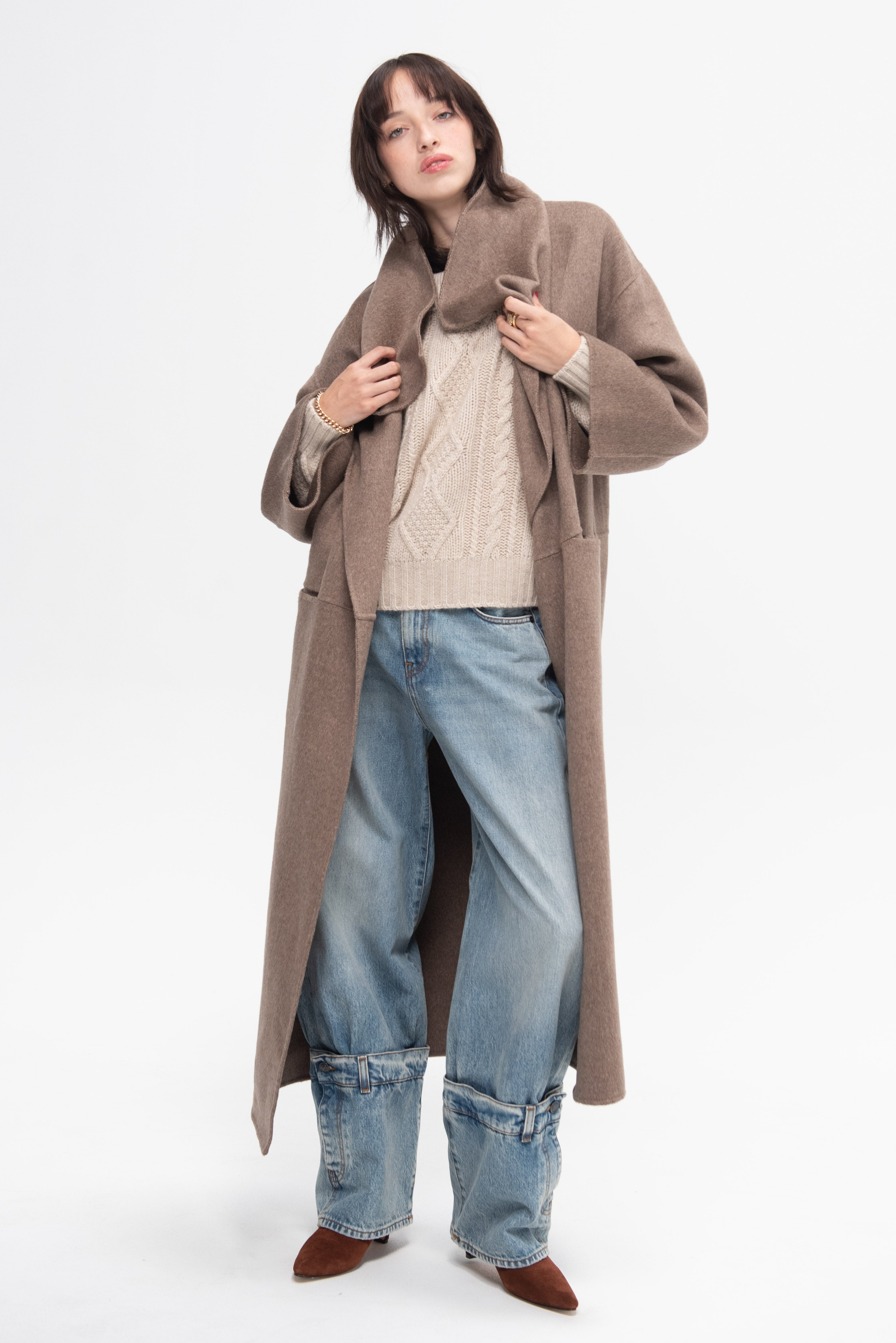 Wool Cashmere Sweater Coat – Cuyana