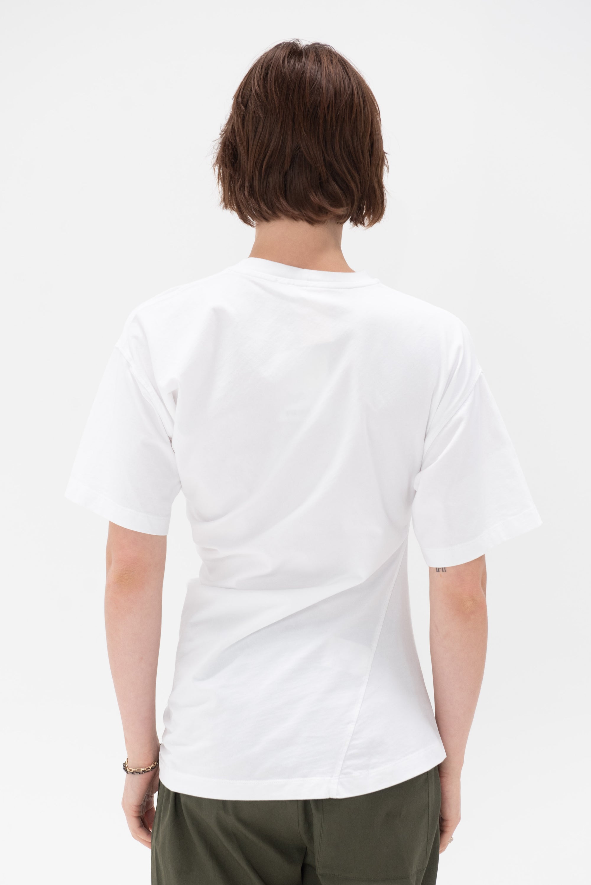 TOTEME - Twisted Jersey Tee, Off-White