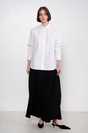TOTEME - Pleated Wrap Skirt, Black