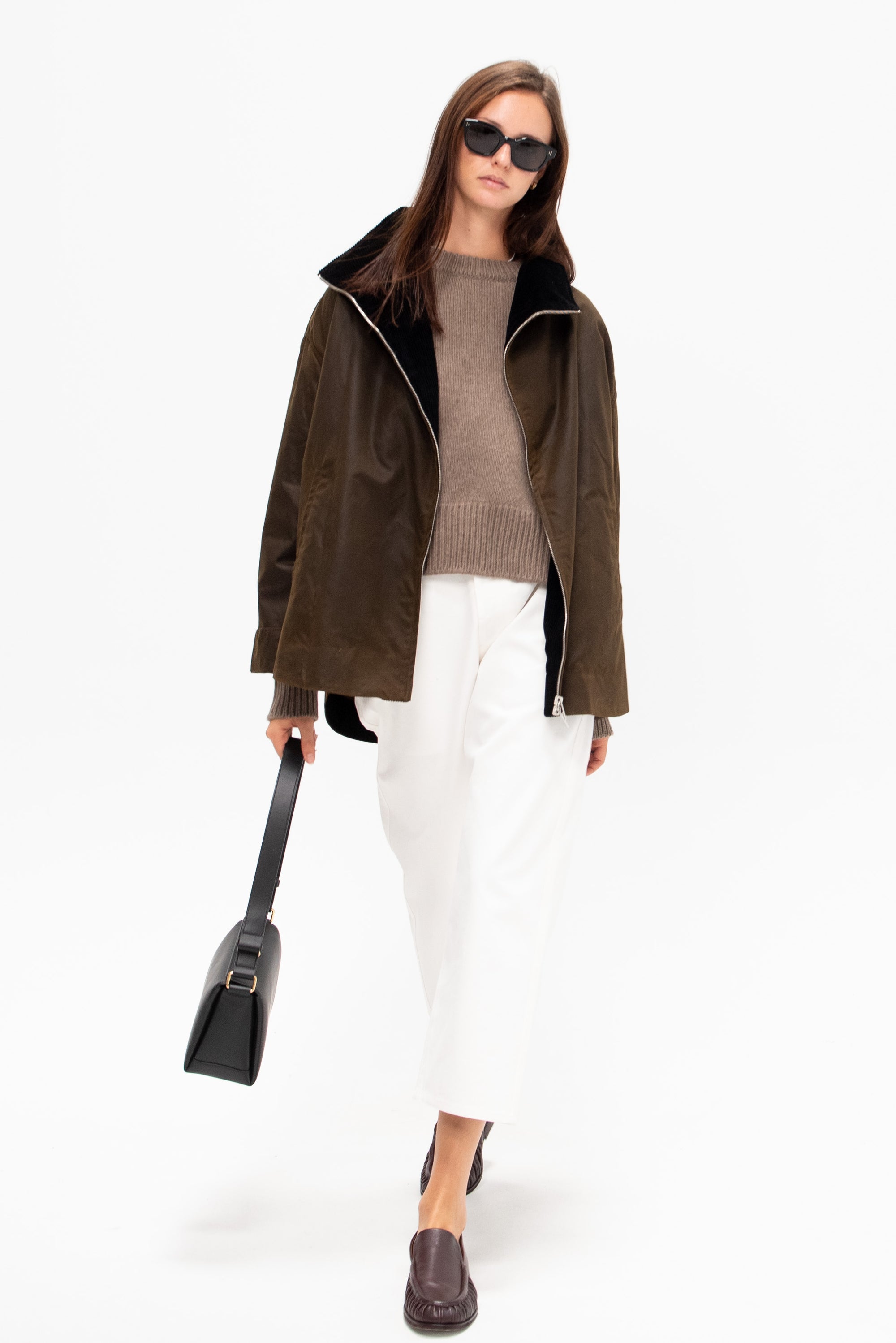 Zipped Country Jacket, Bark