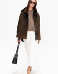Zipped Country Jacket, Bark