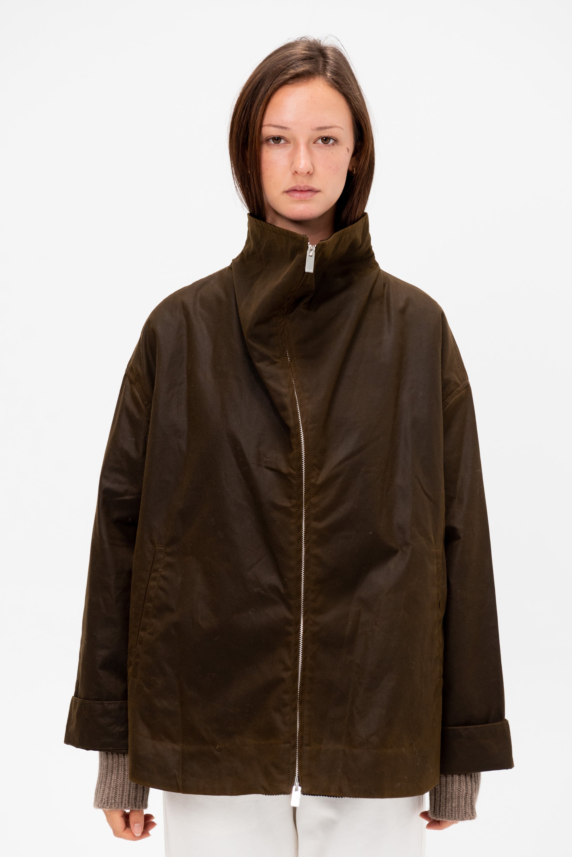 Zipped Country Jacket, Bark