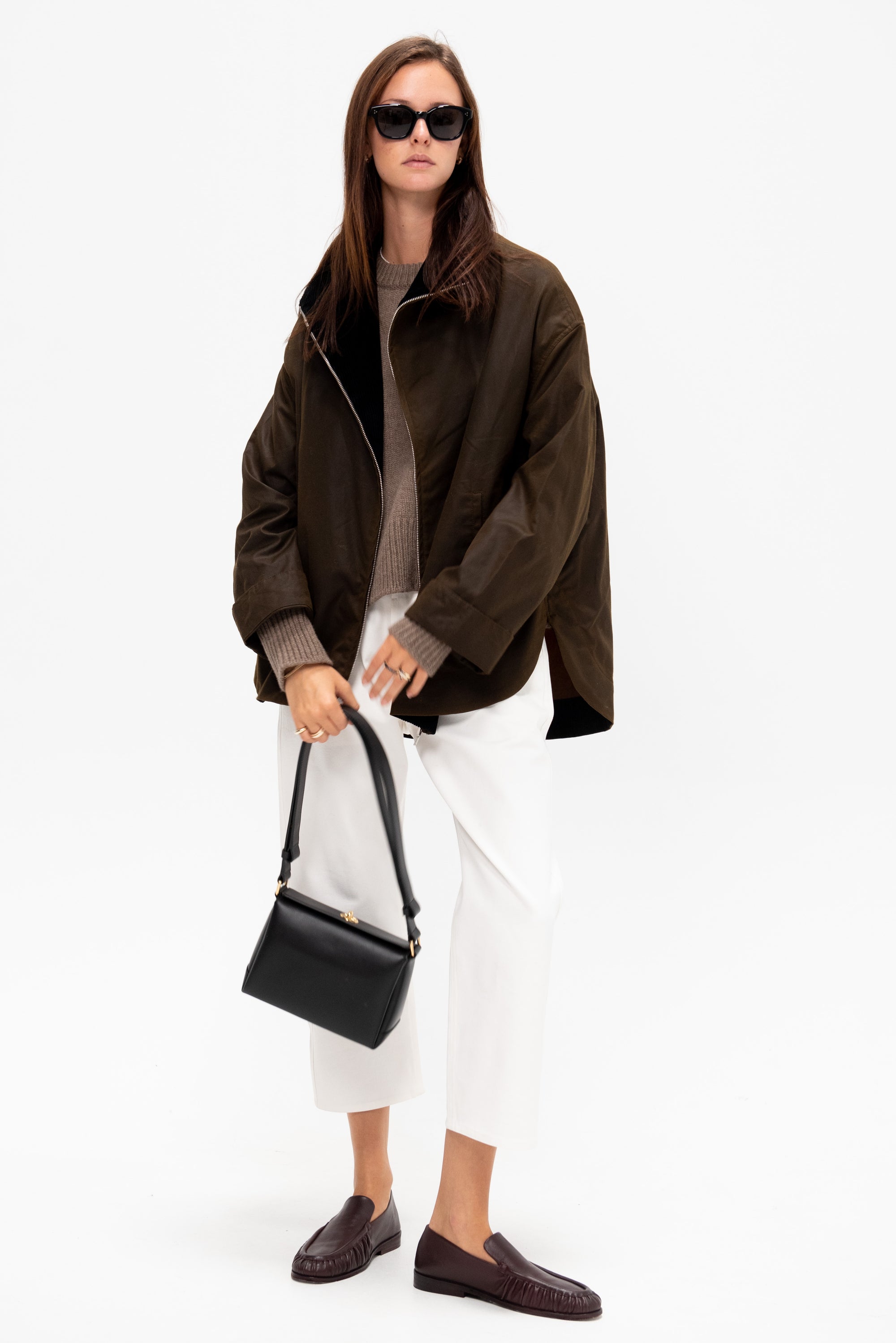 Zipped Country Jacket, Bark