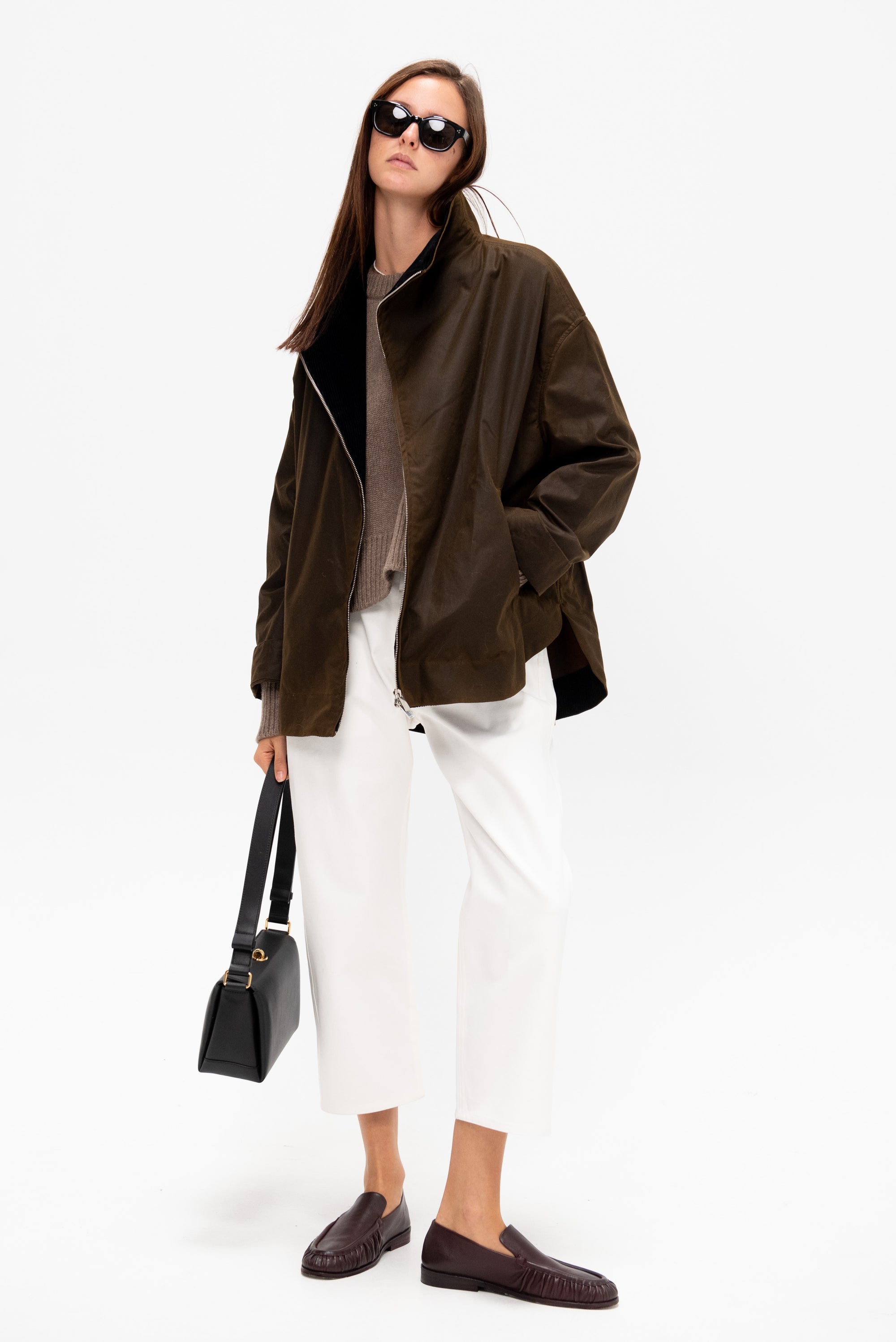 Zipped Country Jacket, Bark