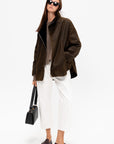 Zipped Country Jacket, Bark
