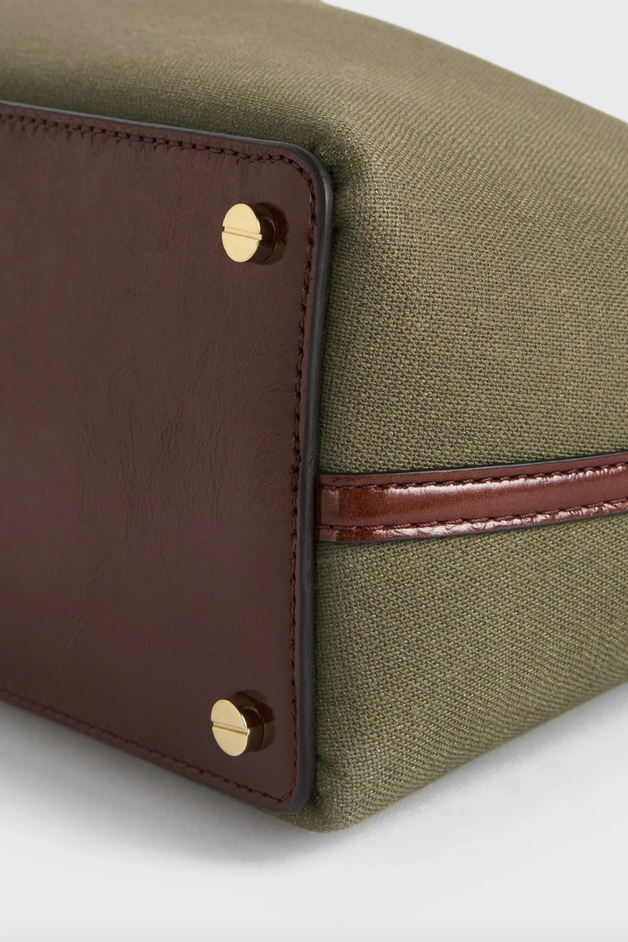 TOTEME - T-Lock Canvas Top Handle, Khaki Green