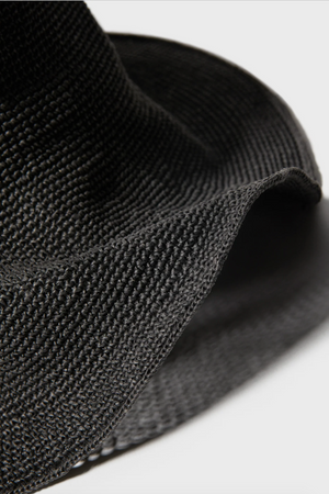 TOTEME - Paper Straw Hat, Black
