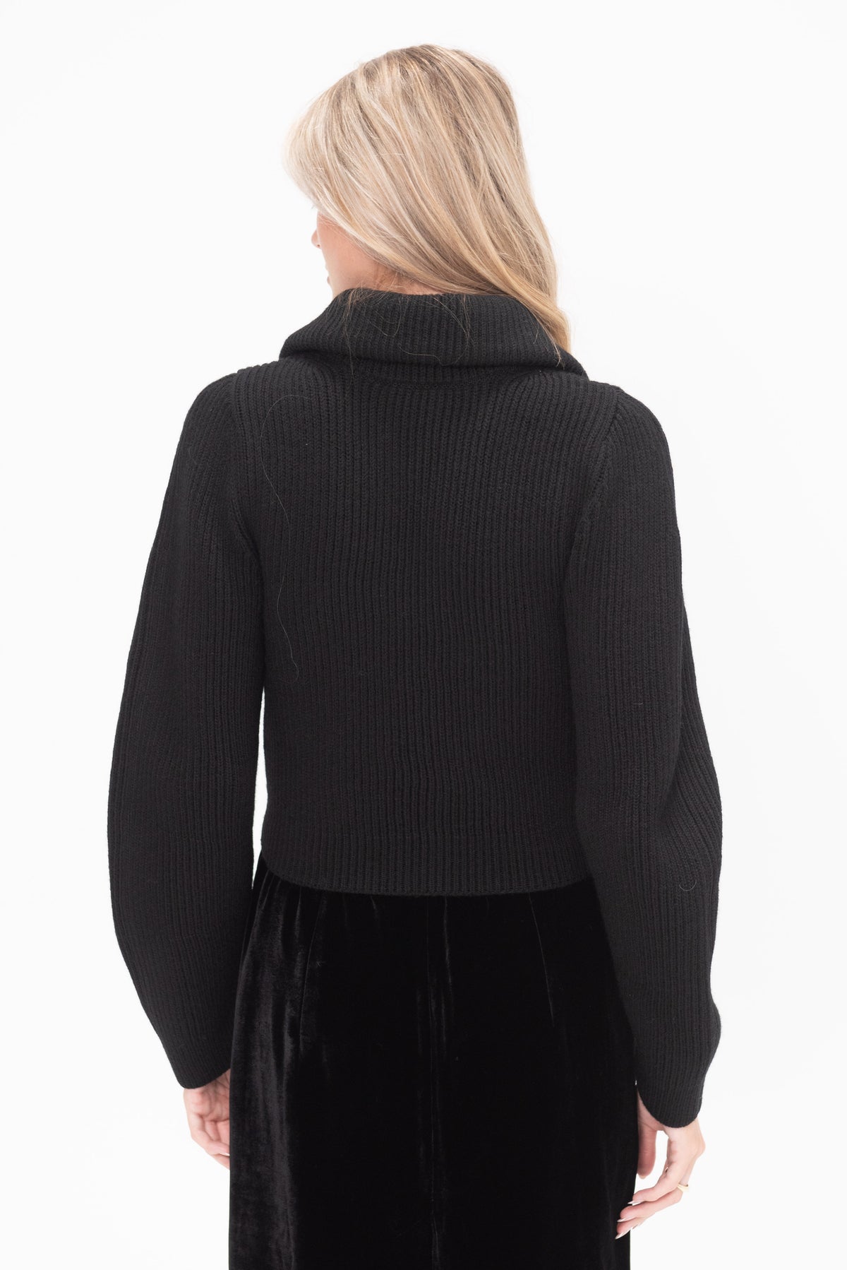 Veronique Leroy Button Knit Cardigan, Black – Kick Pleat
