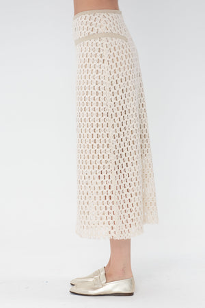 Veronique Leroy - Cotton Skirt, Ivory