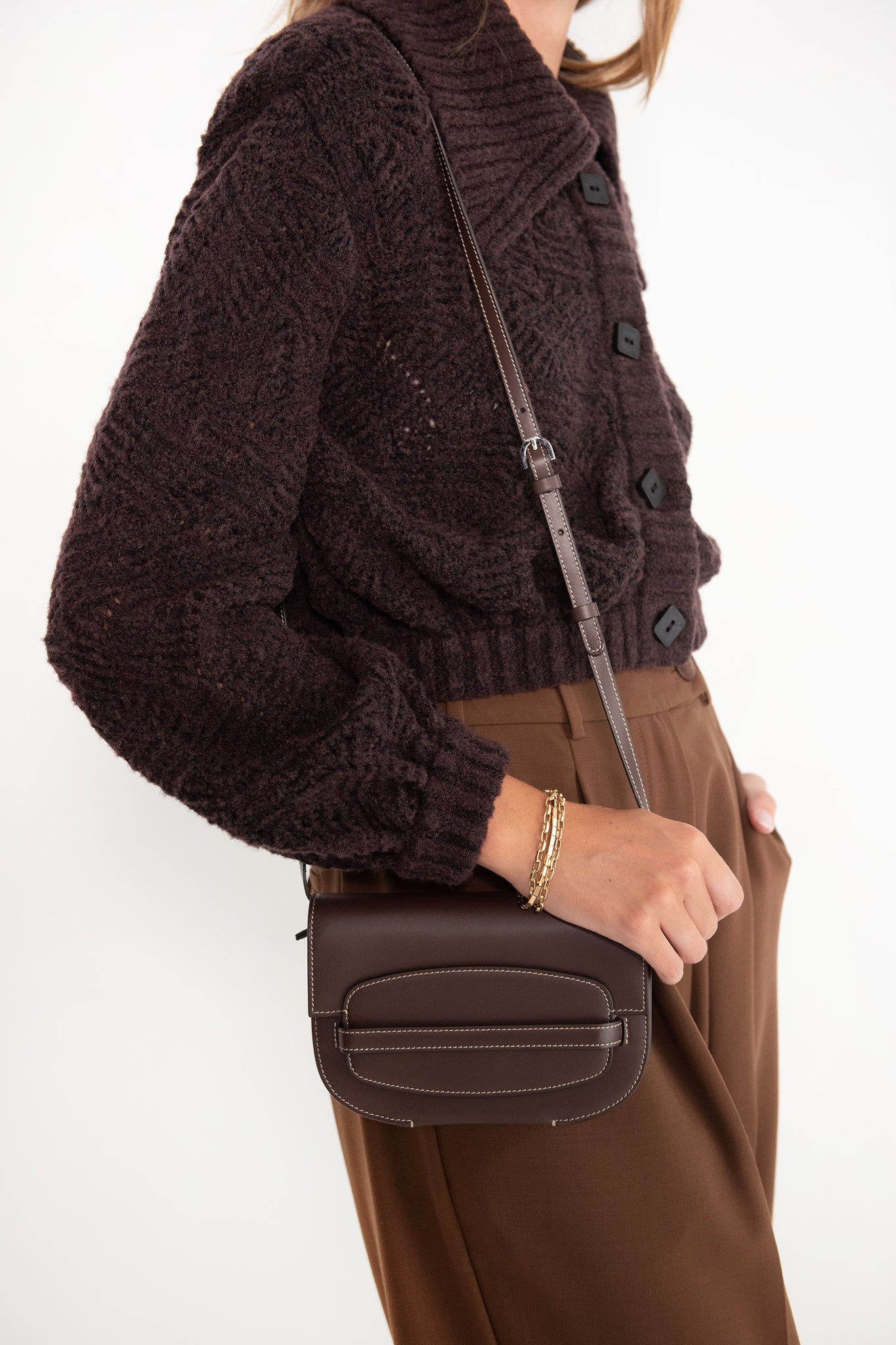 Sport Convertible Clutch, Coffee