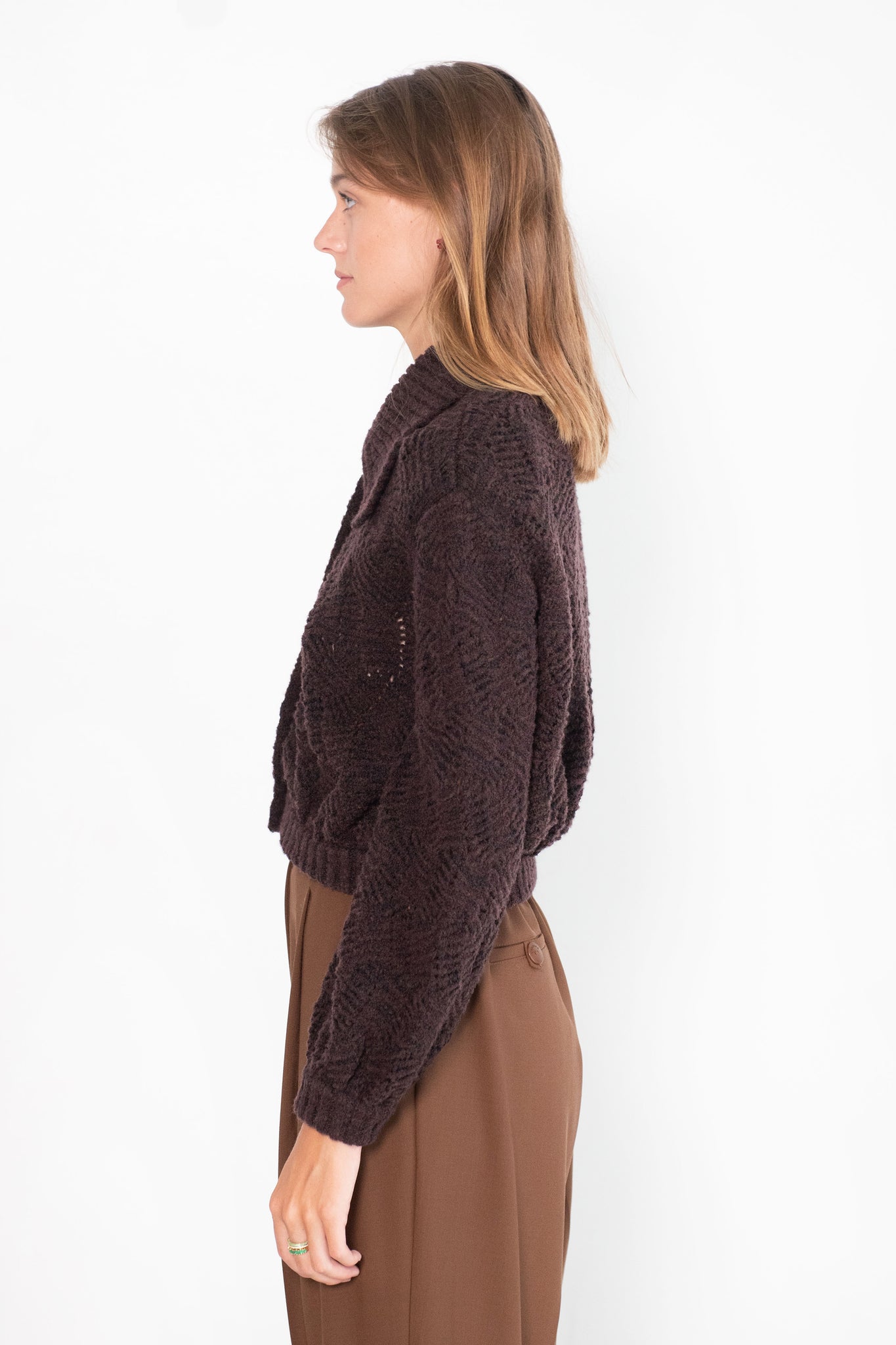 Veronique Leroy - Cardigan, Chocolate