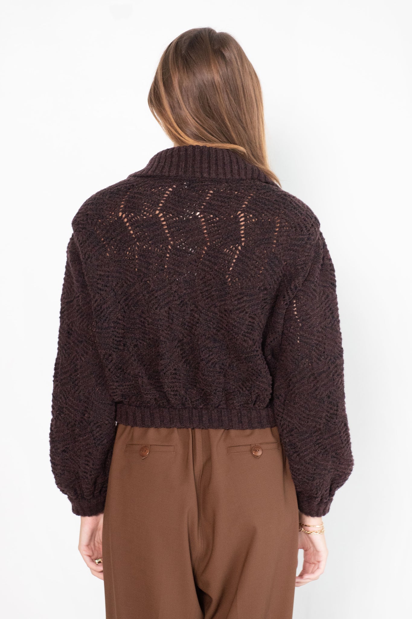 Veronique Leroy - Cardigan, Chocolate