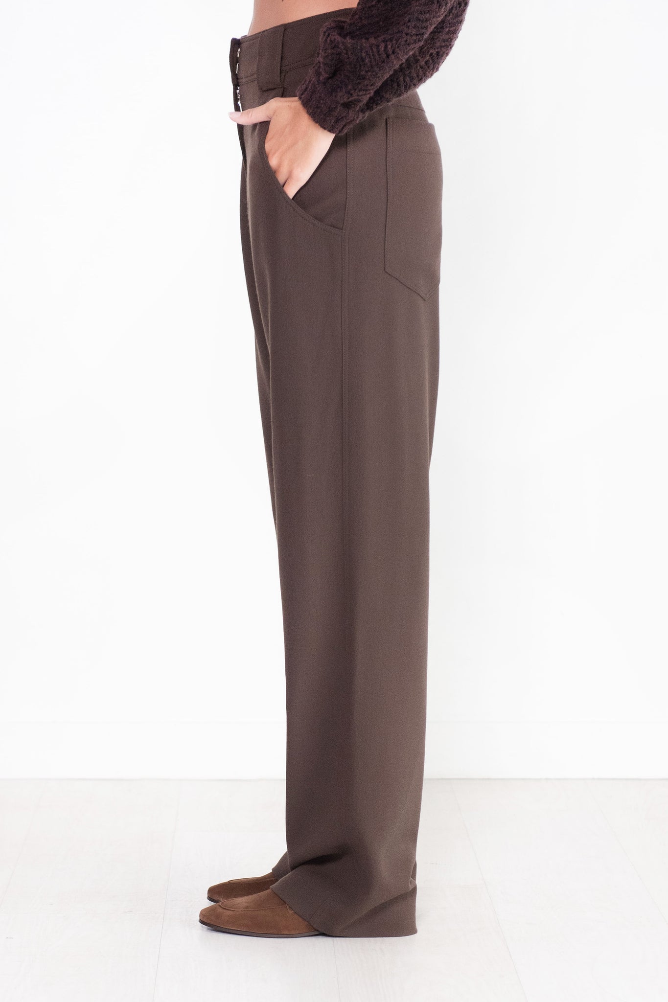 Veronique Leroy - Trouser, Chocolate