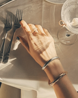 Wave Cuff, Sterling Silver