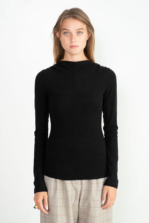 Proenza Schouler White Label - Charlie Top, Black
