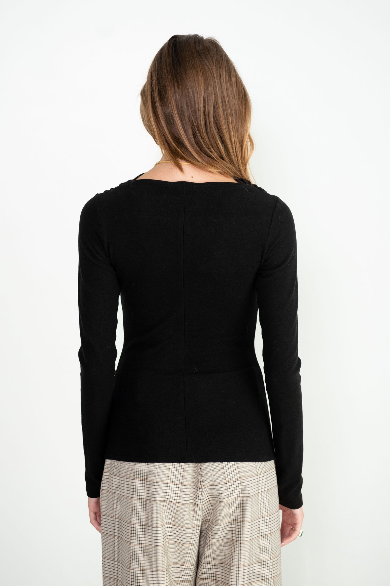 Proenza Schouler White Label - Charlie Top, Black