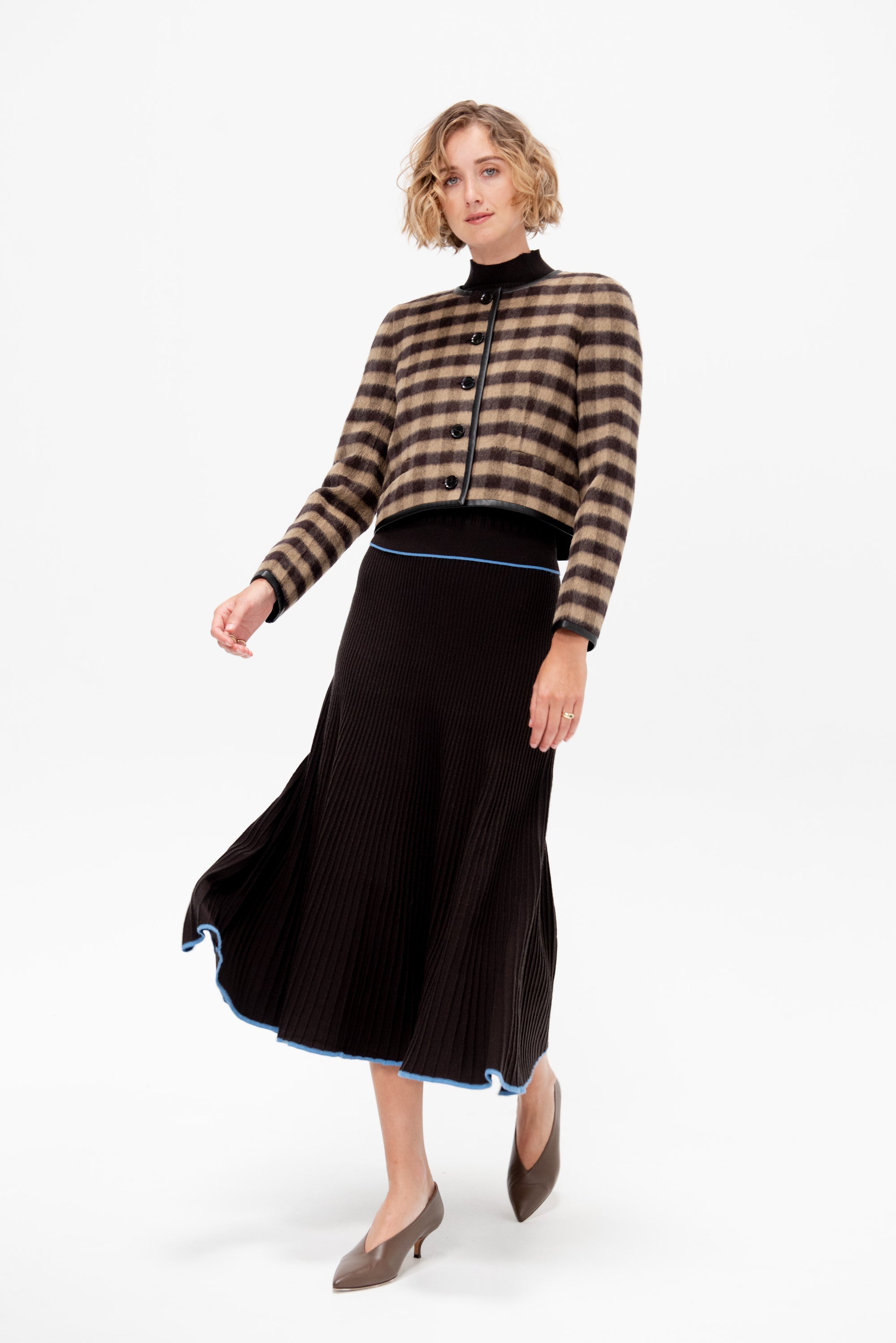 Helene Jacket, Khaki Multi