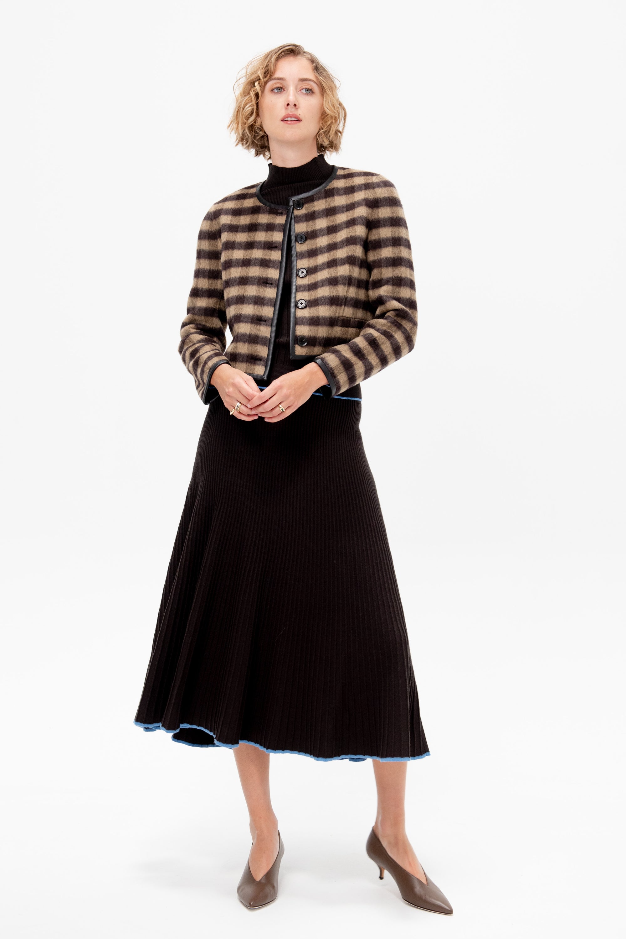 Helene Jacket, Khaki Multi