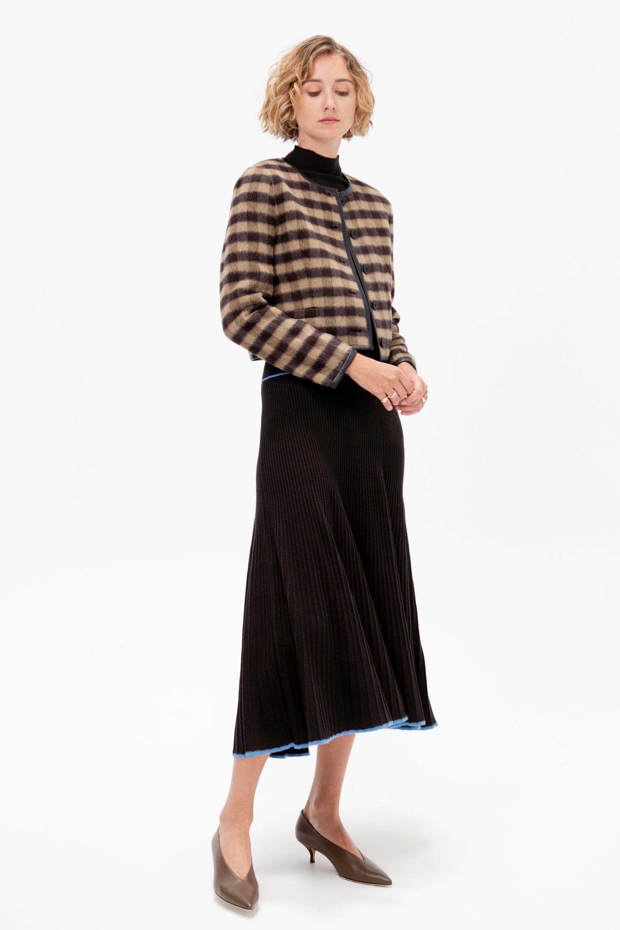 Helene Jacket, Khaki Multi