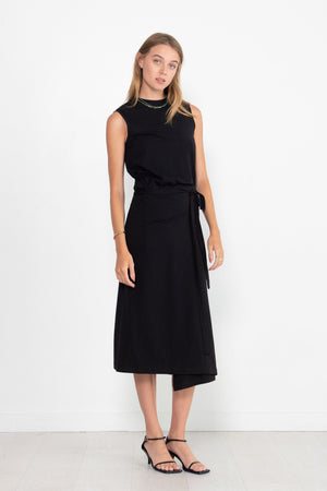Proenza Schouler White Label - T-Shirt Wrap Dress, Black