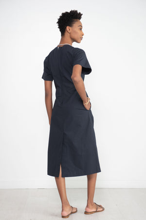 WJ MARTIN - Elodie Dress, Navy