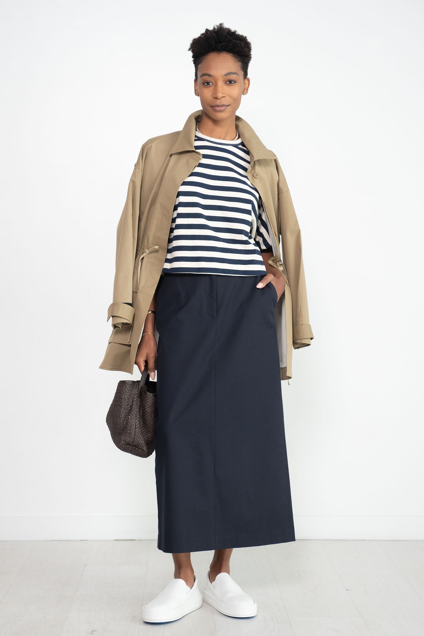 WJ MARTIN - Gabriella Skirt, Navy