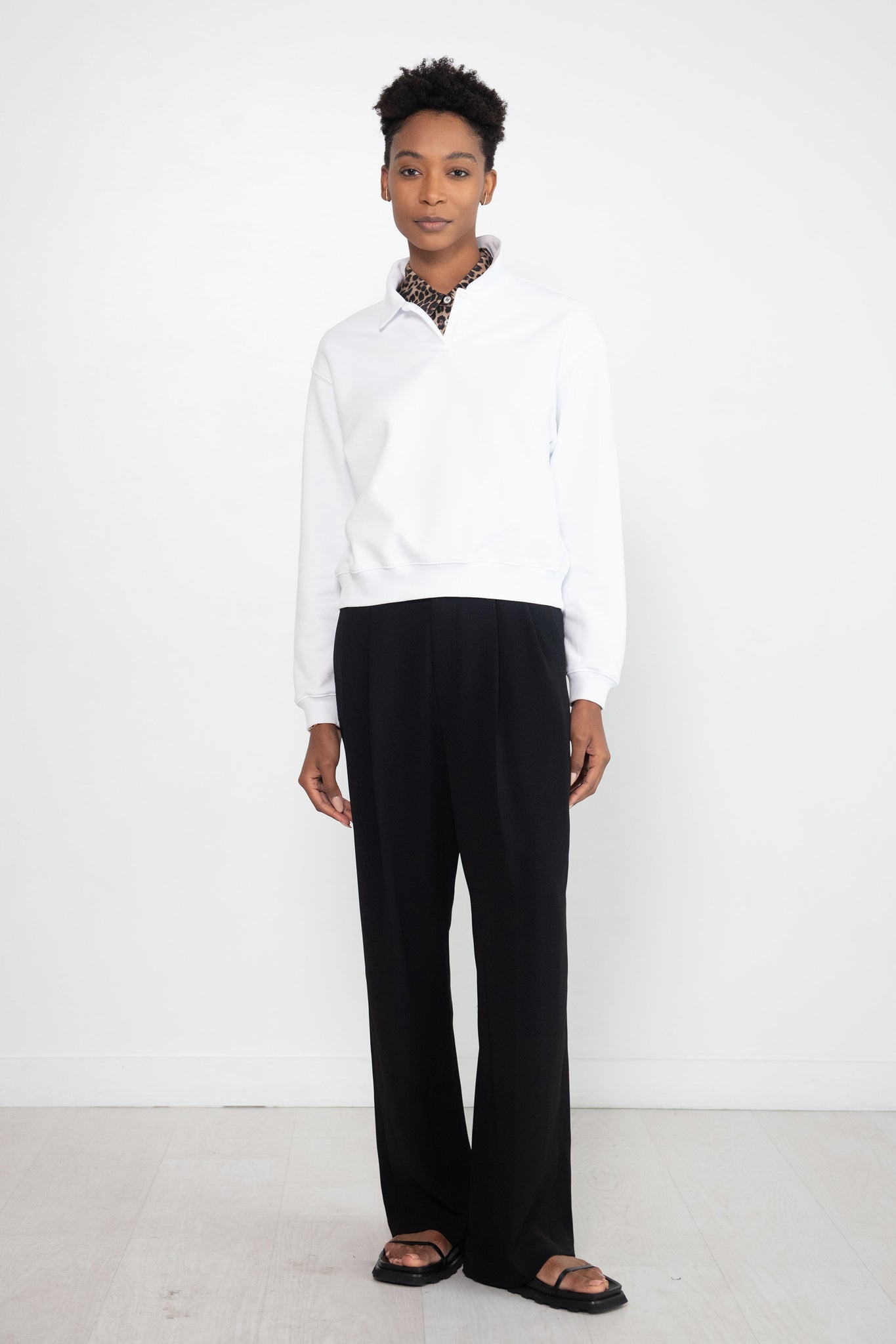 WJ MARTIN - Rachael Polo Sweater, White
