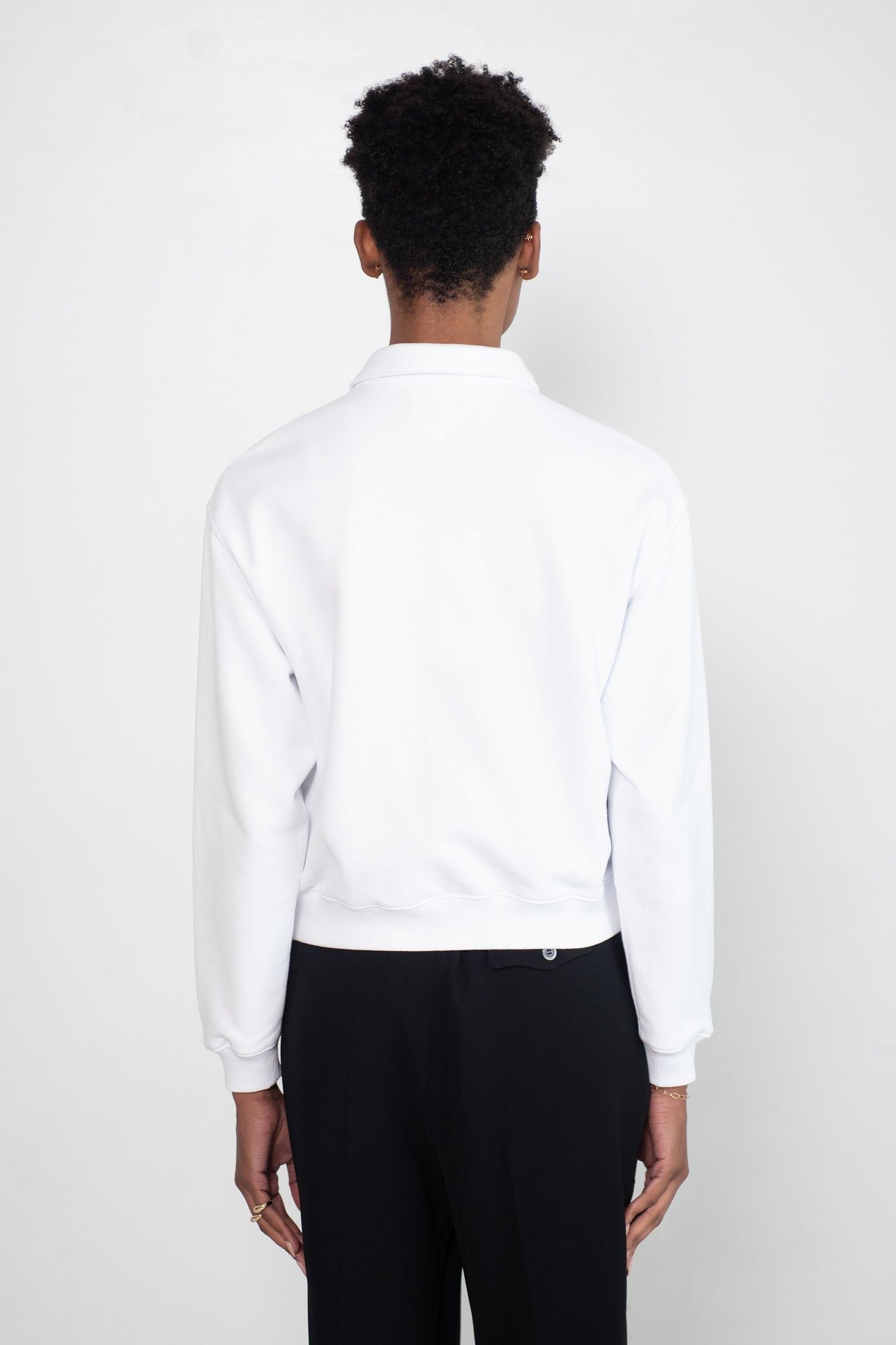 WJ MARTIN - Rachael Polo Sweater, White