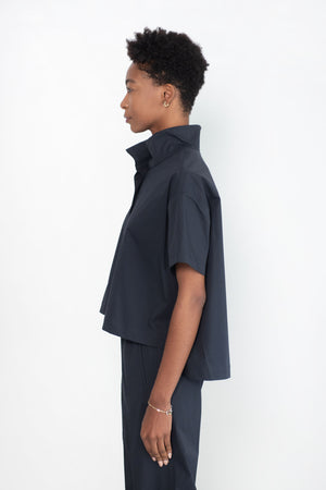 WJ MARTIN - Short Sleeve Jess Top, Navy
