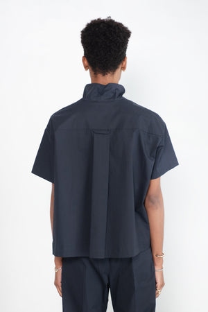 WJ MARTIN - Short Sleeve Jess Top, Navy