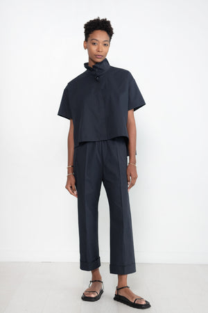 WJ MARTIN - Short Sleeve Jess Top, Navy
