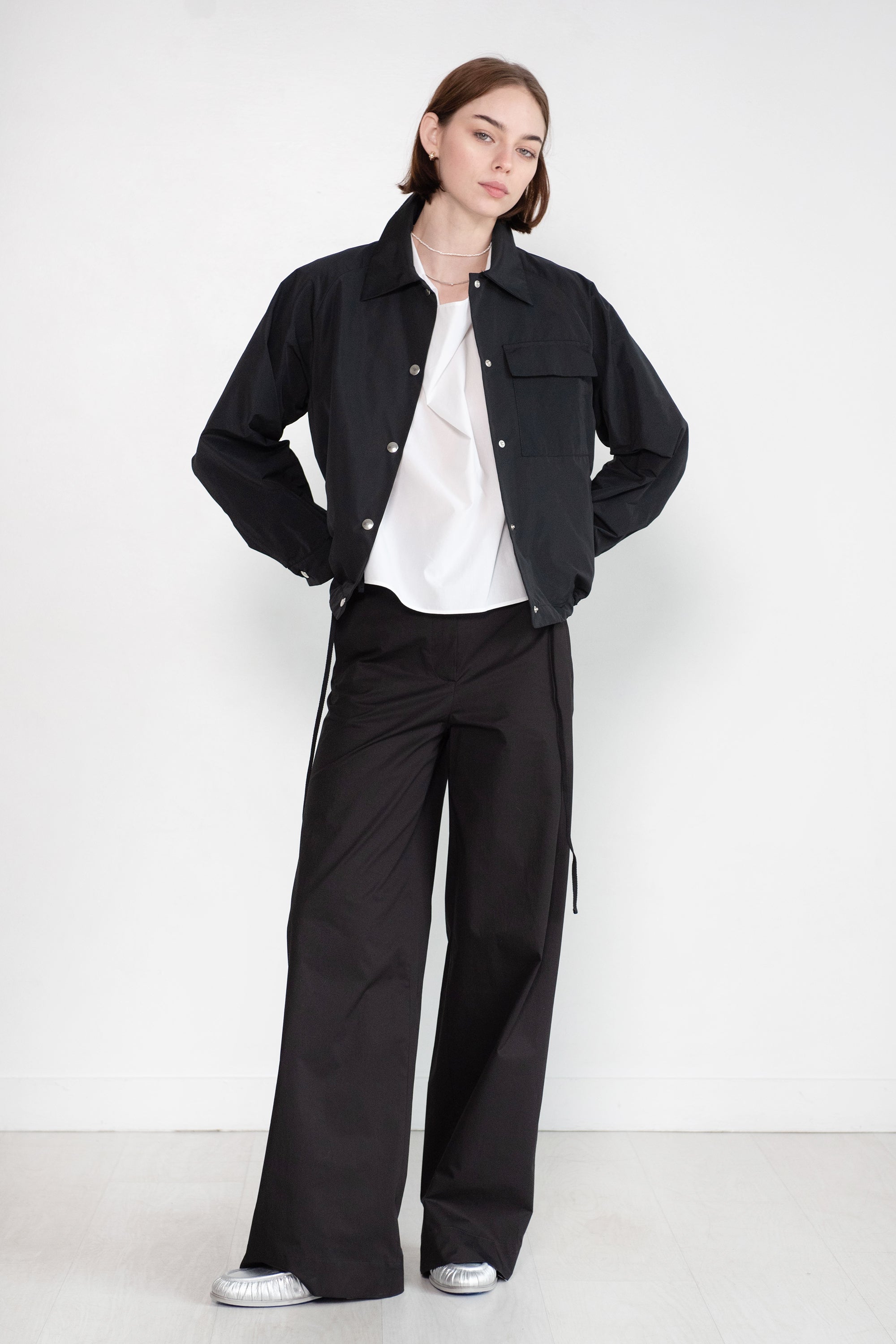 WJ MARTIN - Wendi Shirt Jacket, Black