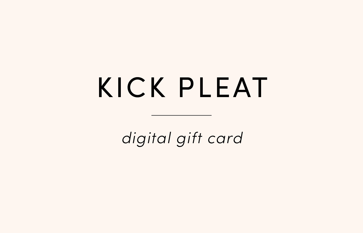 Digital Gift Card