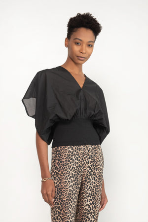 Zero + Maria Cornejo - Eva Top, Black