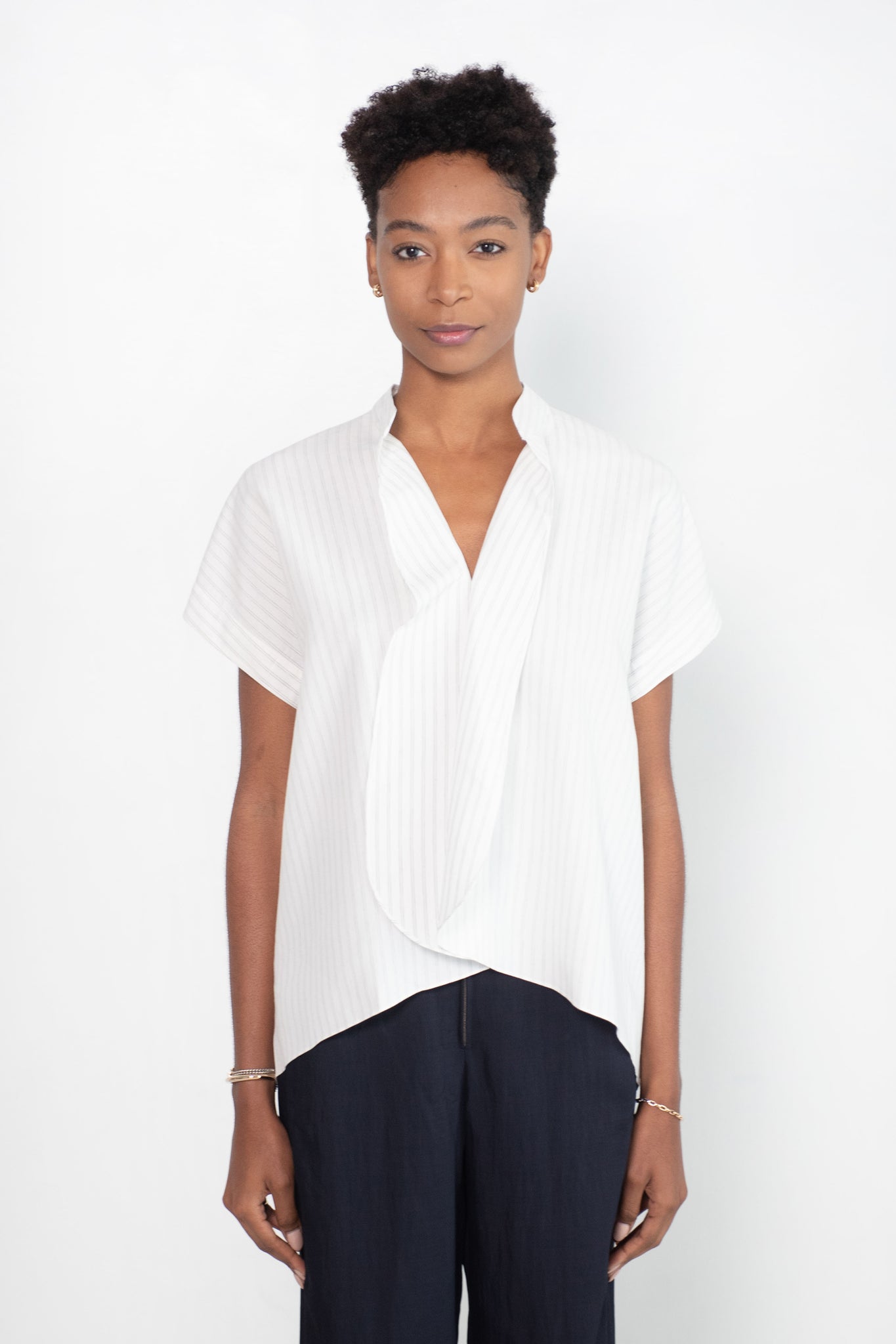 Zero + Maria Cornejo - Fina Gaban Shirt, White