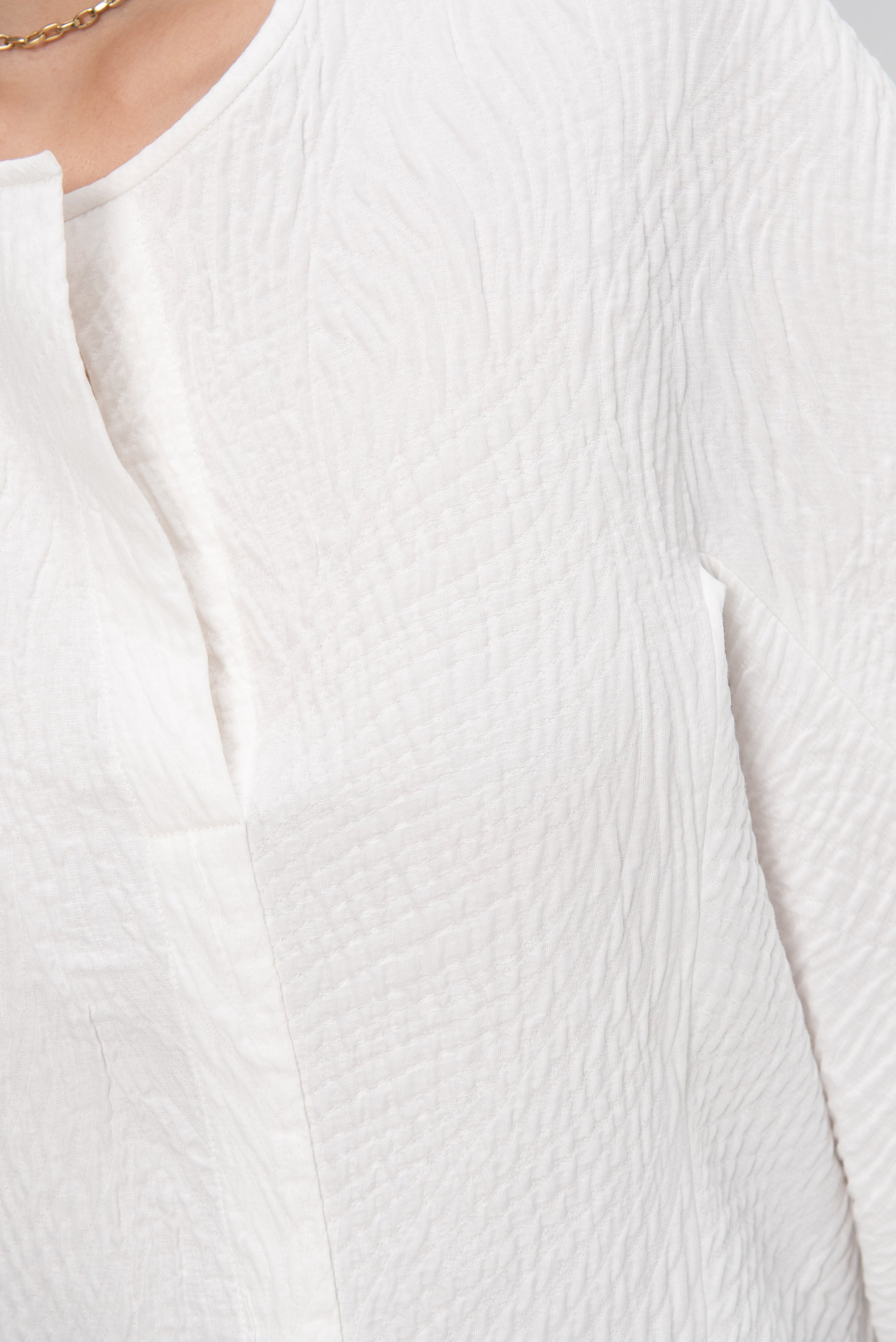 ZERO + MARIA CORNEJO - Long Sleeve Akeo Shirt, White