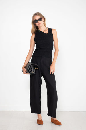 Zero + Maria Cornejo - Off Kilter Tank, Black