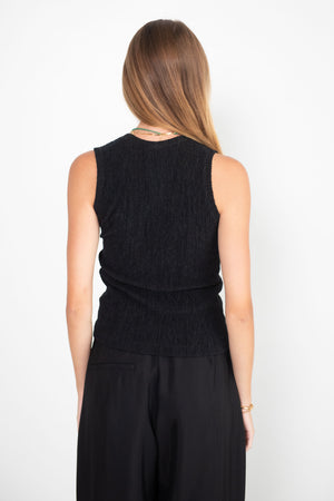 Zero + Maria Cornejo - Off Kilter Tank, Black