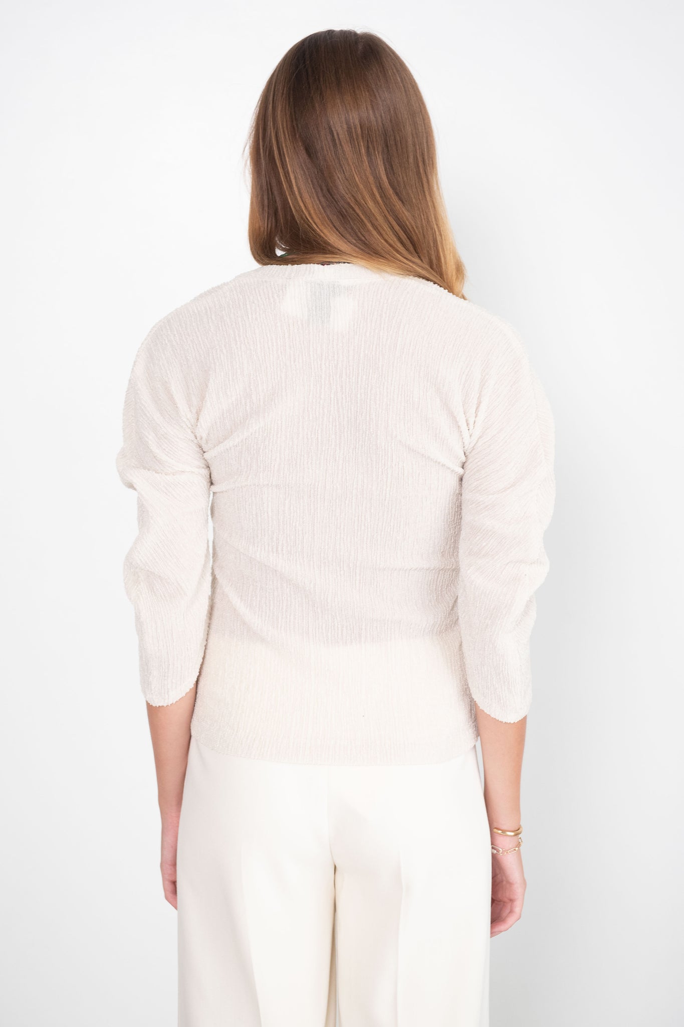 Zero + Maria Cornejo - Long Sleeve Off Kilter, Chalk
