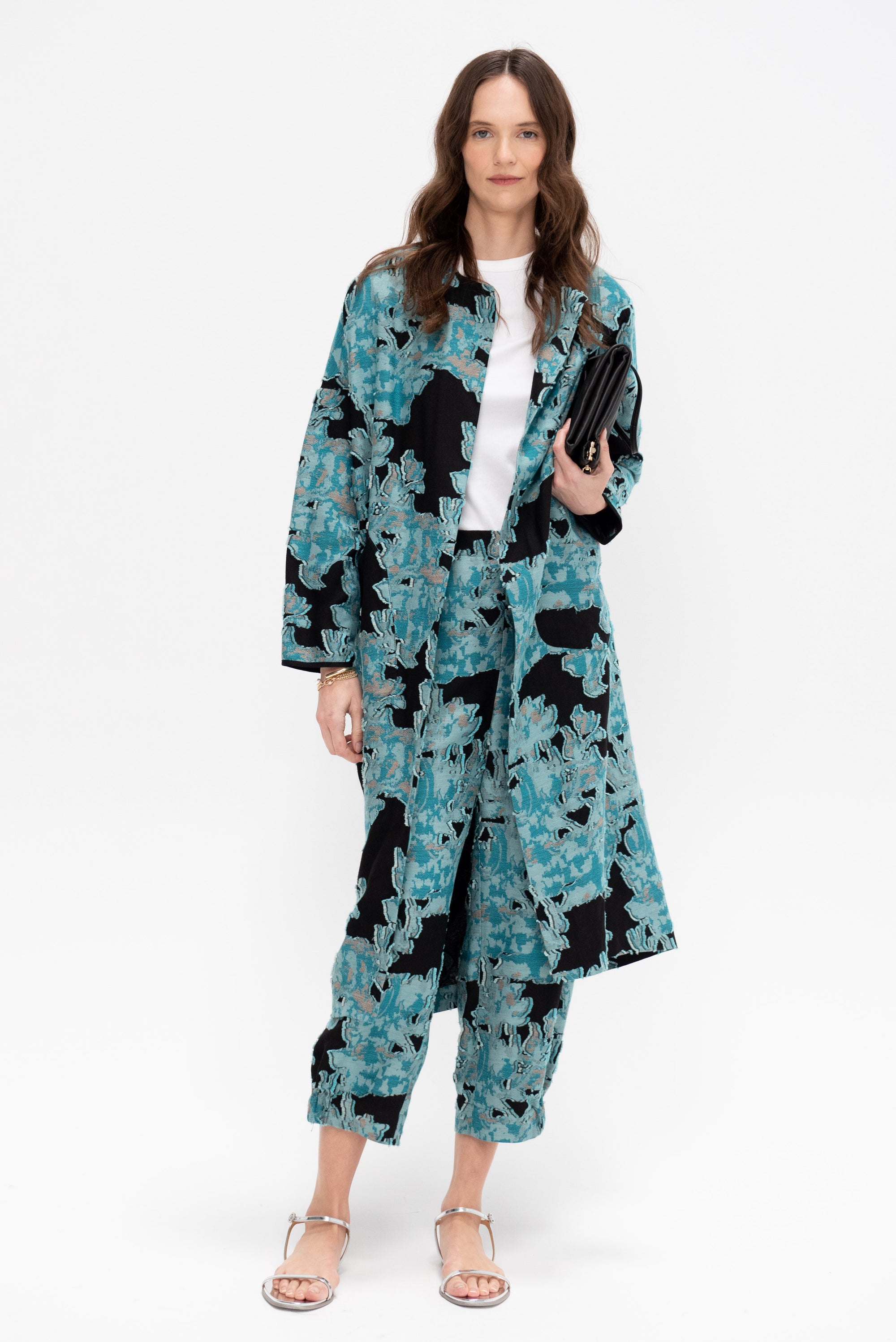 Abi Pant, Black &amp; Turquoise