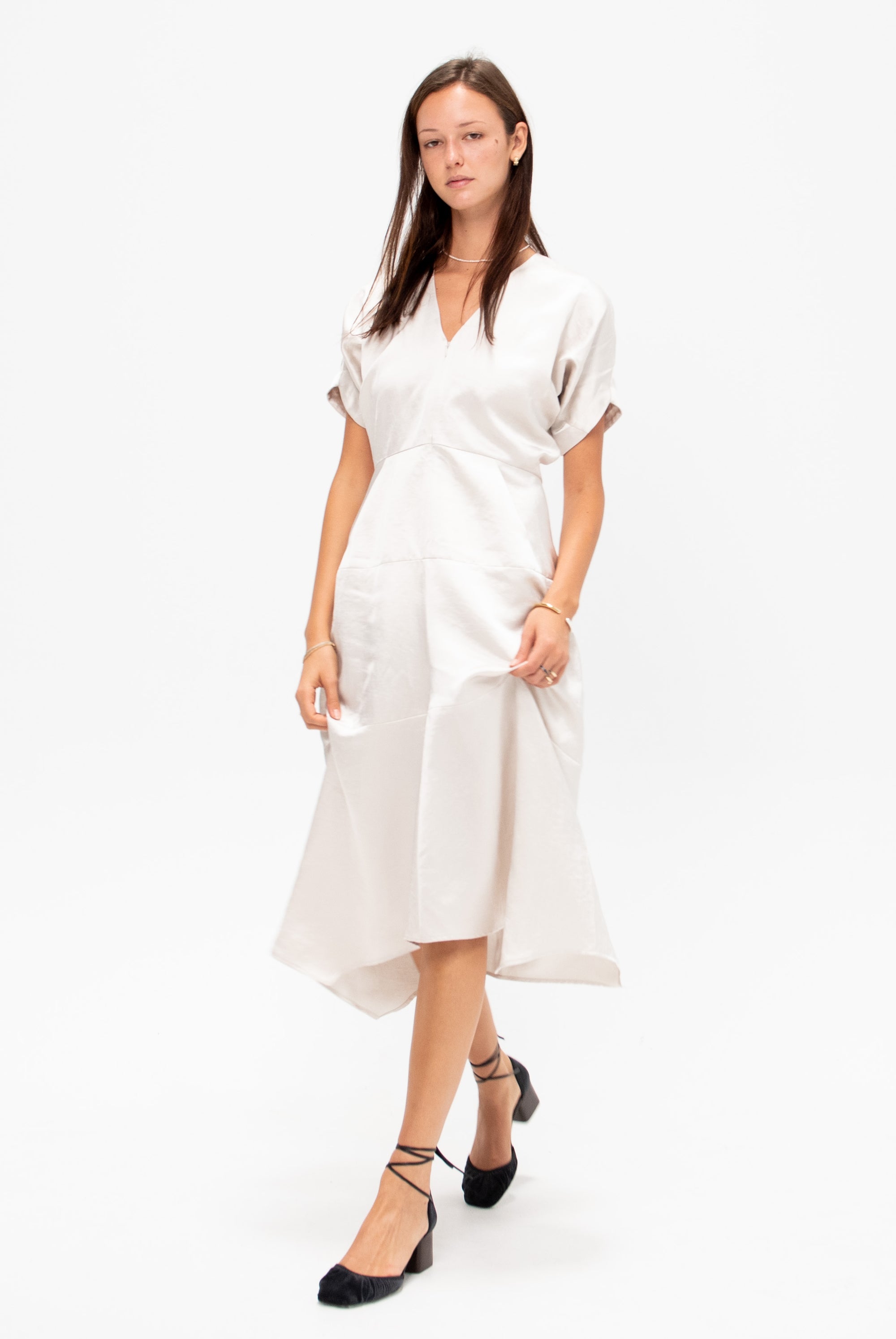 Aissa Joi Dress, Porcelain