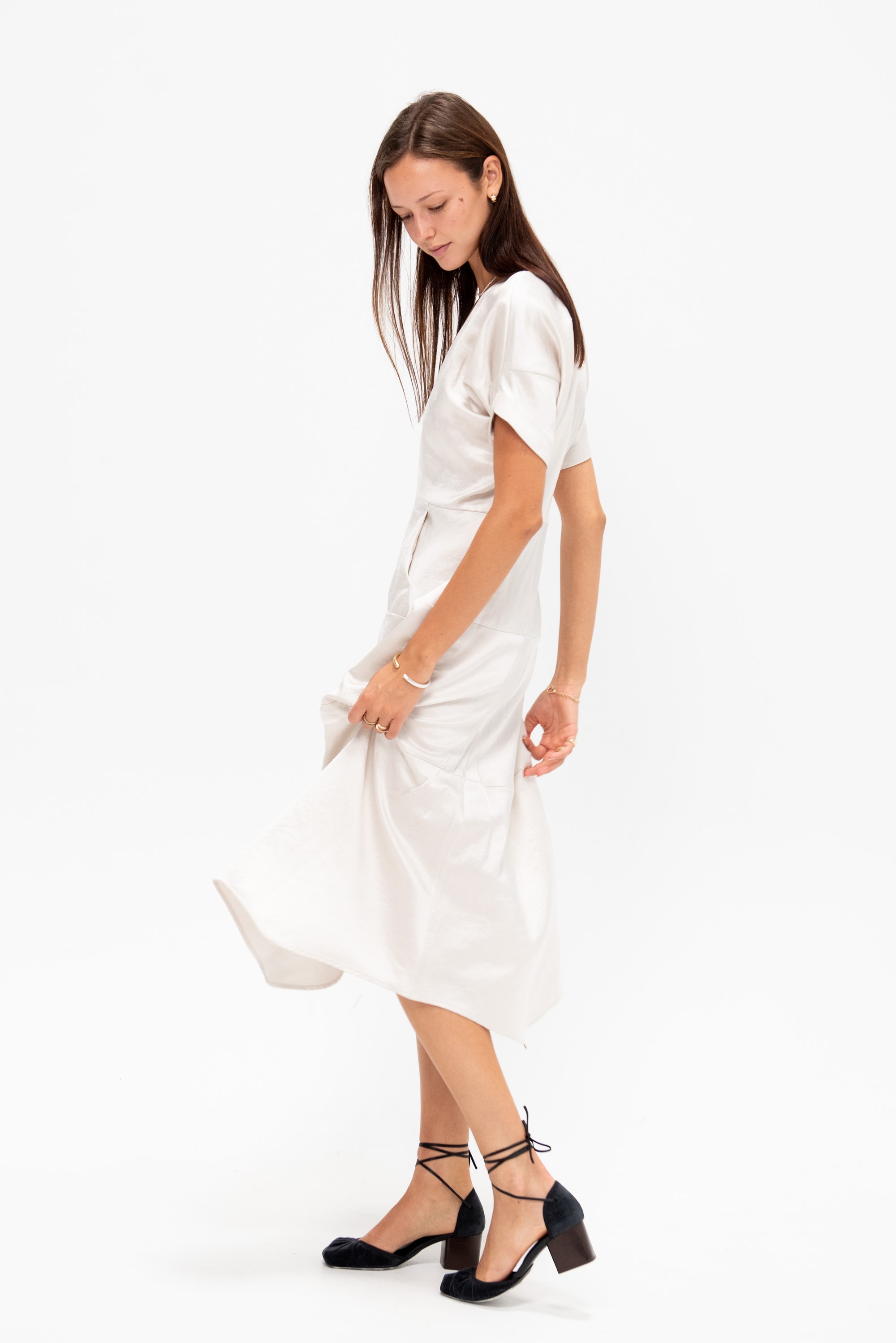 Aissa Joi Dress, Porcelain