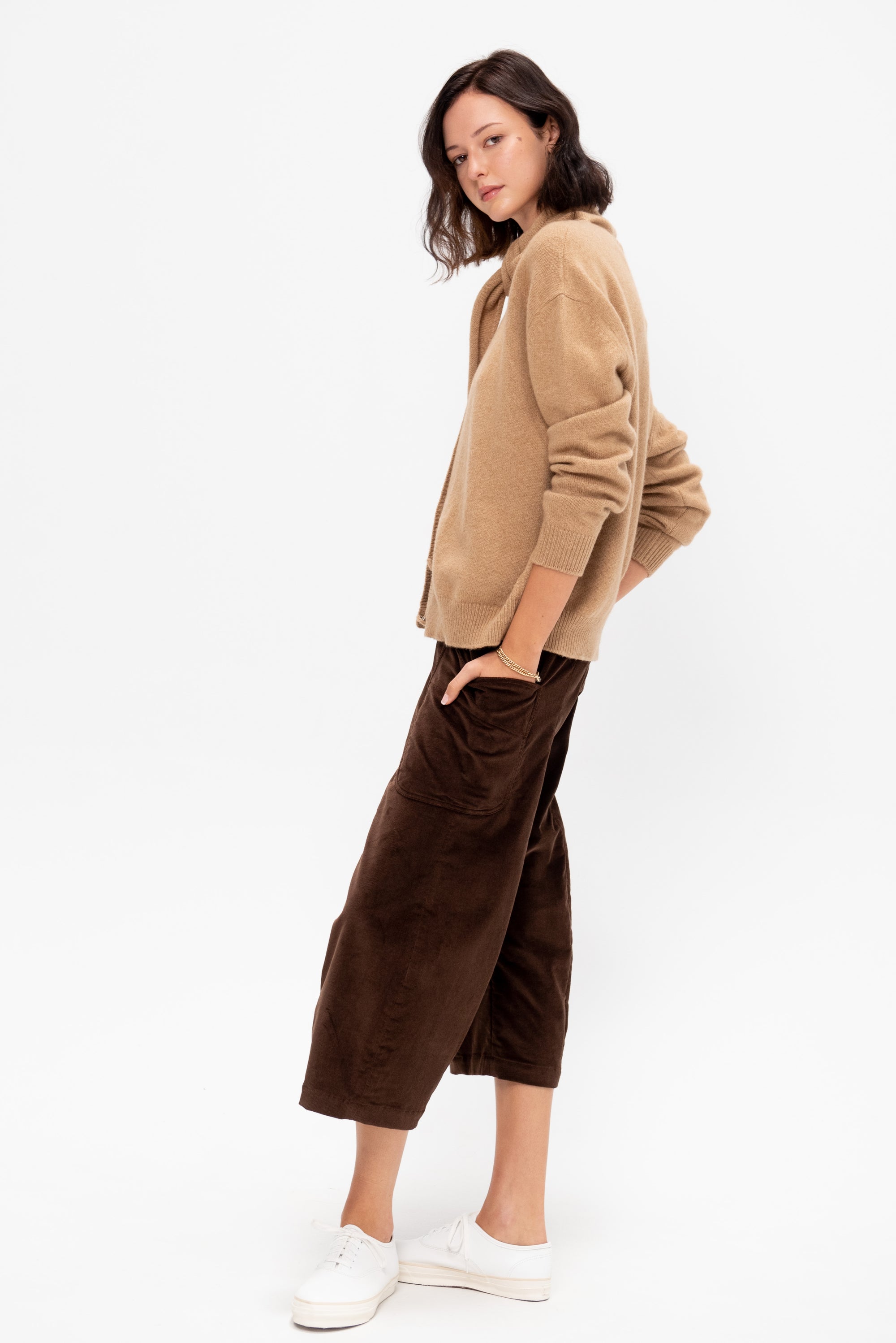 Curved Eda Culotte, Chocolate