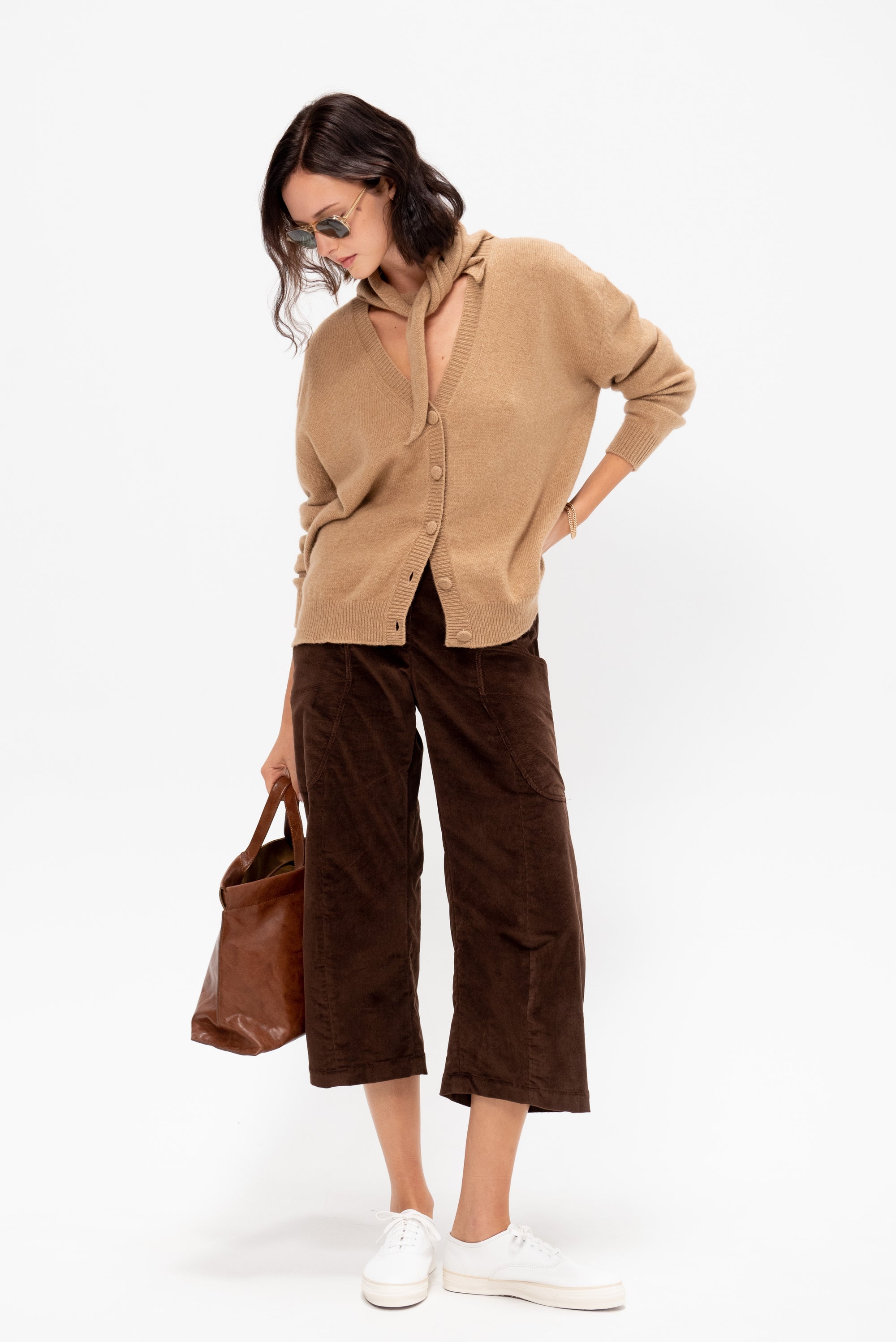 Curved Eda Culotte, Chocolate