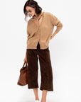 Curved Eda Culotte, Chocolate