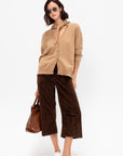 Curved Eda Culotte, Chocolate